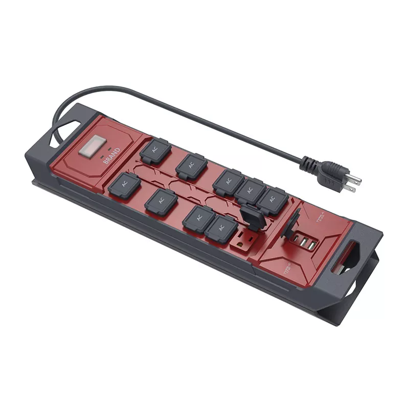10 Outlet na Waterproof Power Strip